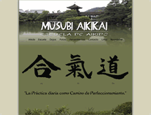 Tablet Screenshot of musubiaikido.com.ar
